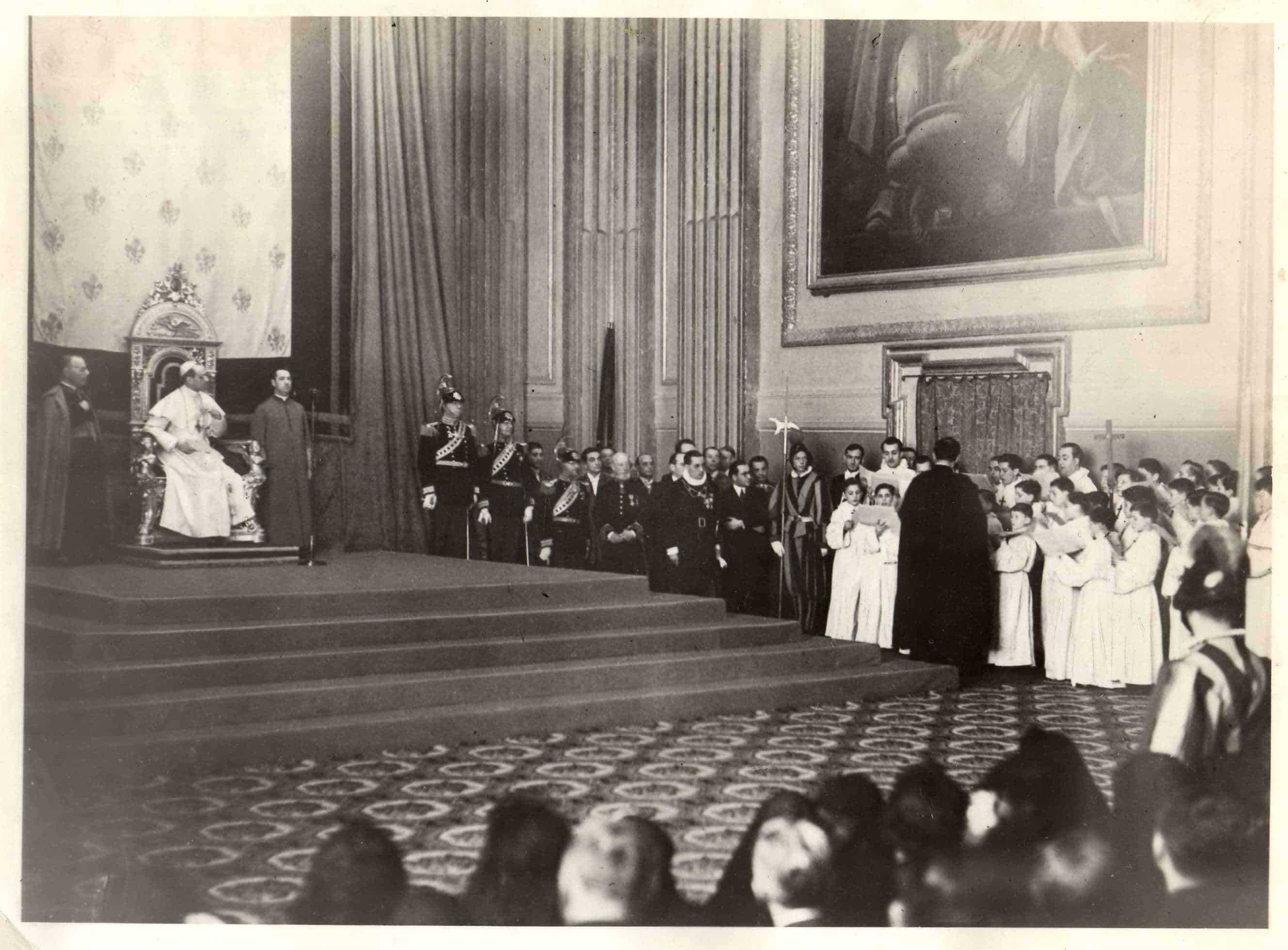 18 Audition devant le Pape Pie XII 8 mai 1940